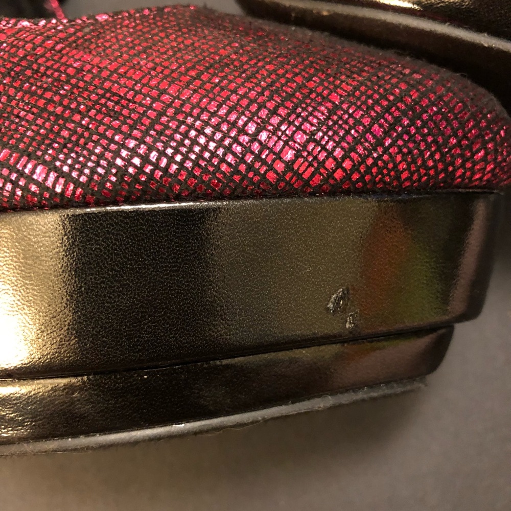 NWOB JustFab Flirty Shiny Platform Heels - Picture 6 of 8